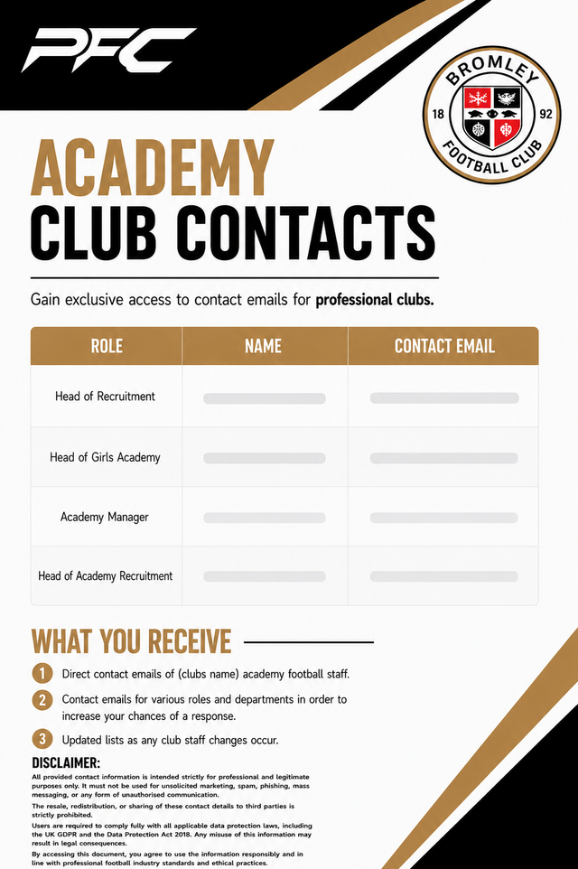 Bromley Academy Contacts