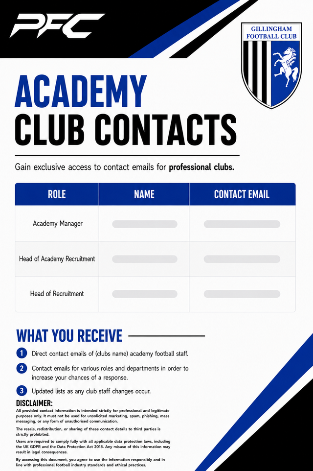 Gillingham Academy Contacts